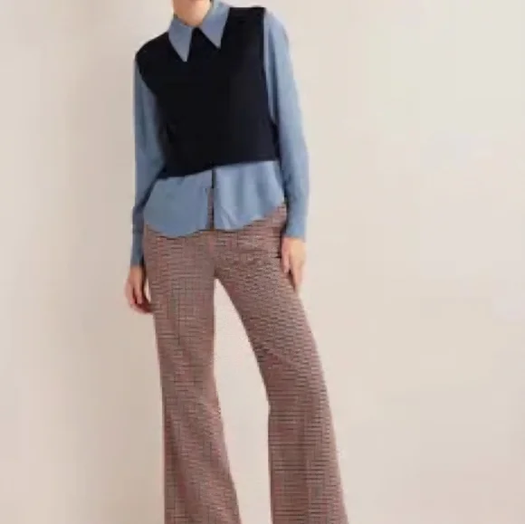 NWT Boden‎ Fitted Workwear Shirt Captains Blue 10R - Picture 14 of 14